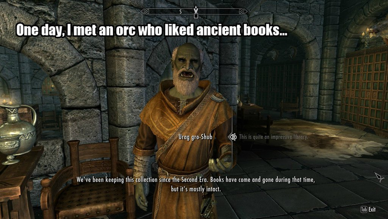 Illustration for article titled Okay, Maybe The High King of Skyrim Can Be A Nice Guy. Sorta.